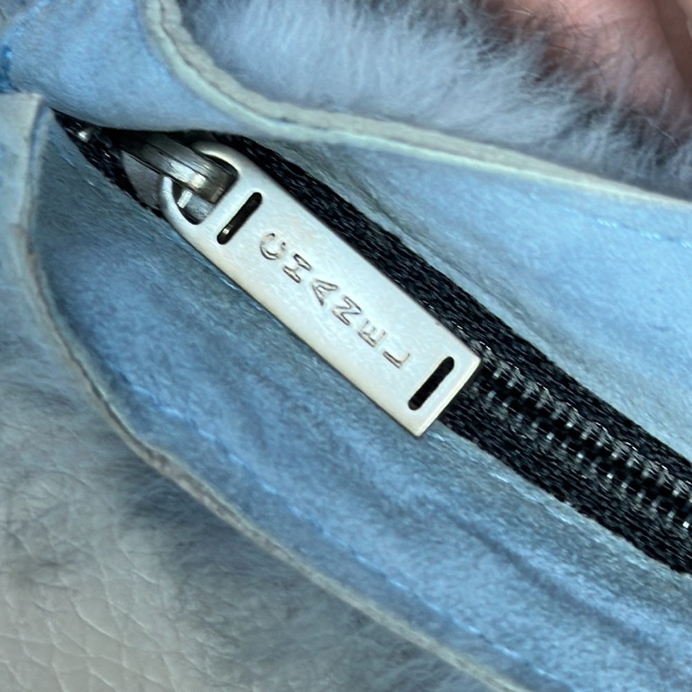 Chanel rabbit fur & suede key chain  pouch clutch bag - Picture 6 of 9